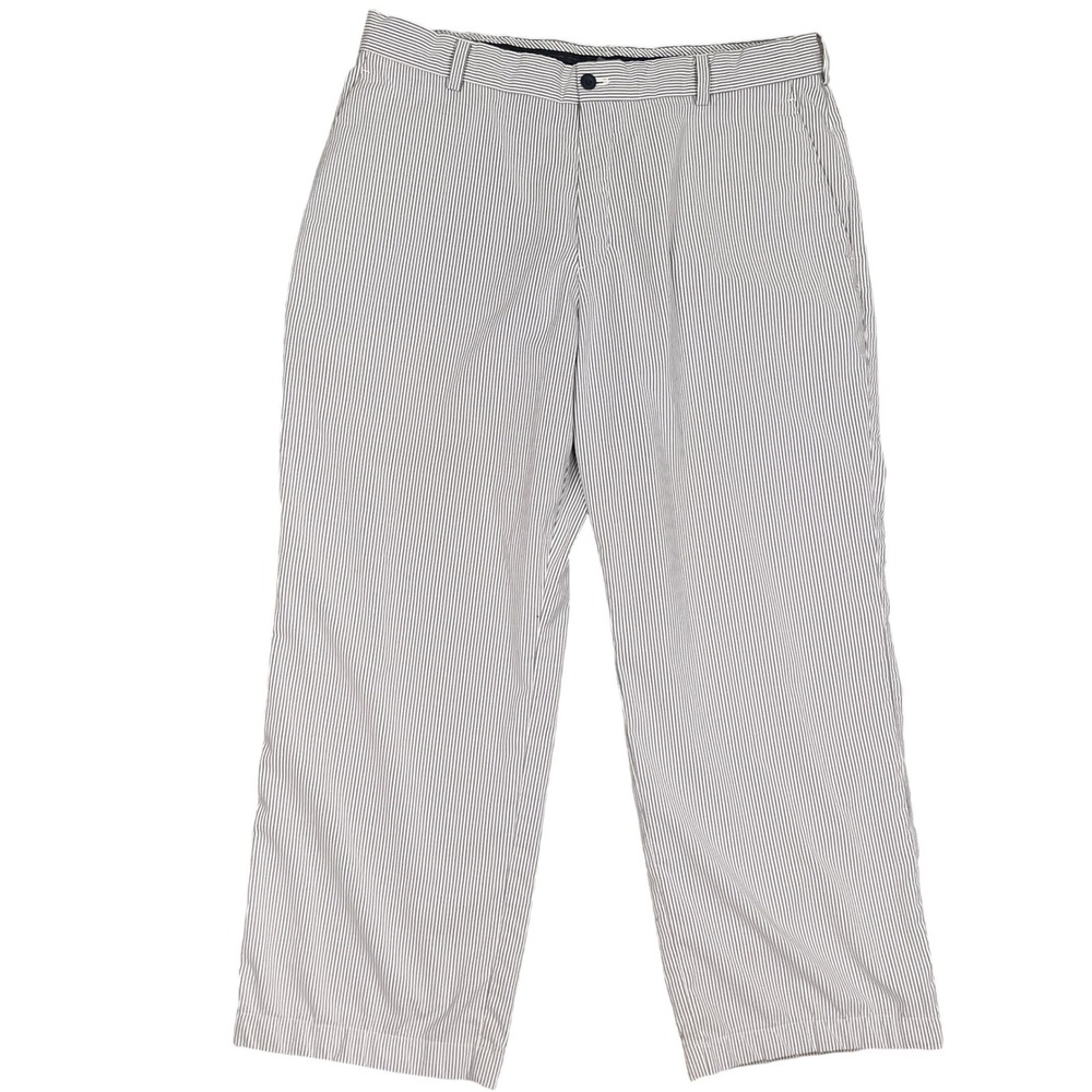 Nike Golf Pants Men 35L 32L ACT 27L Gray Dri-FIT Pinstripe Seersucker Trousers